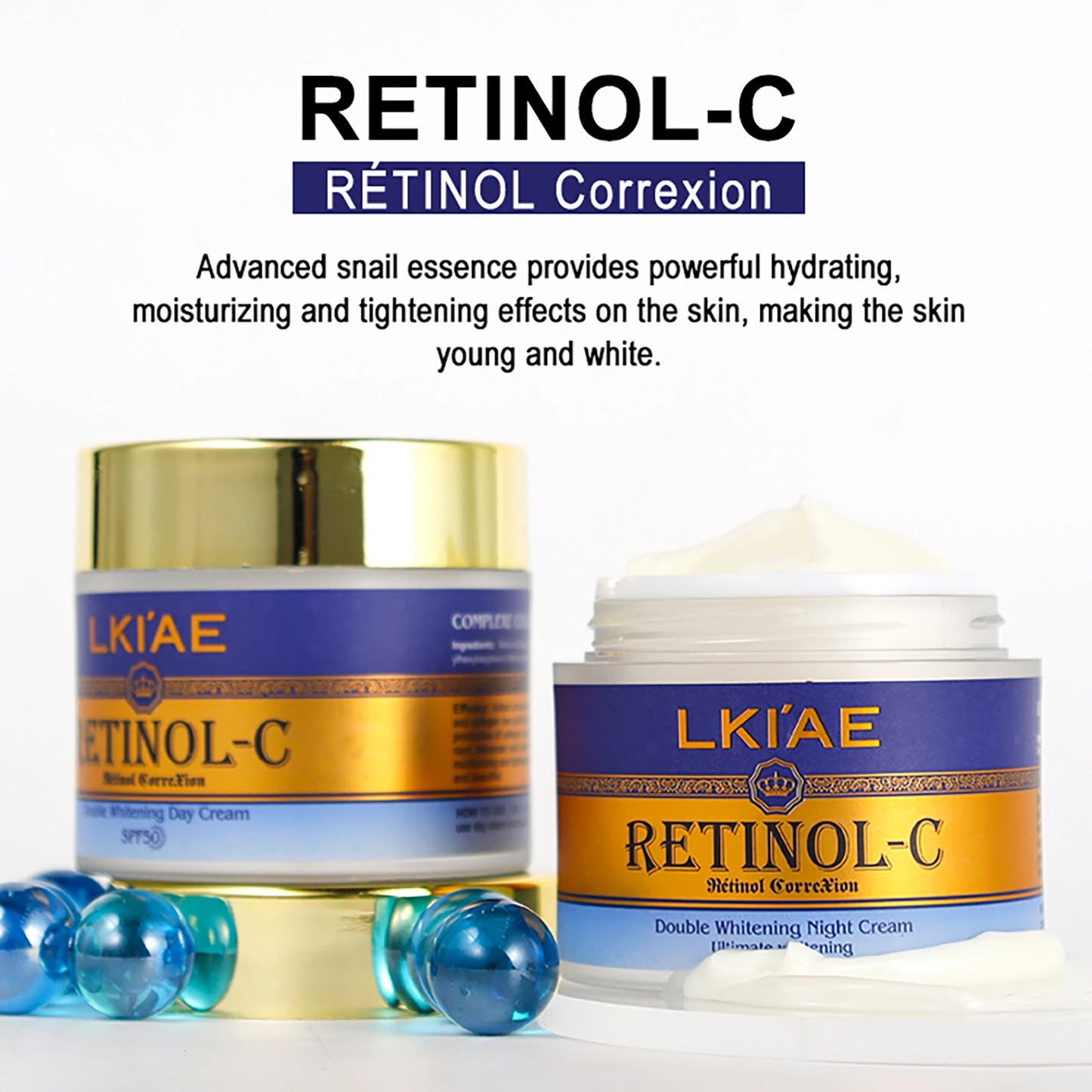 Natural Snail Retinol Day and Night Cream
