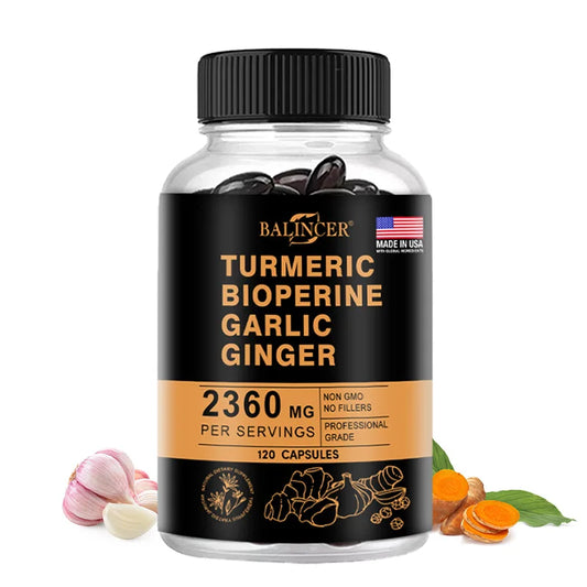 Non-GMO, Organic Turmeric Curcumin Supplement with Black Pepper