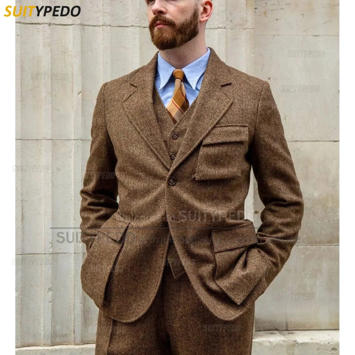 Elegant Men's 3 Pieces Suits