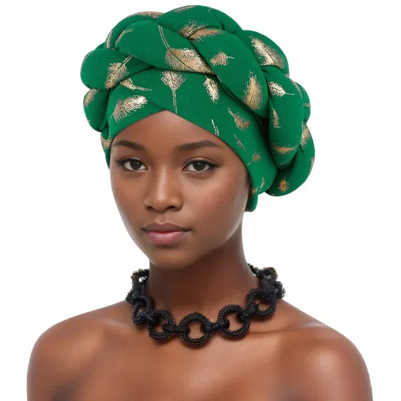 Elegant African Head tie Already Made Women's Auto Gele