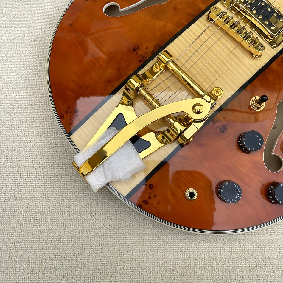 Electric Guitar Rosewood Fingerboard Gold Hardware Tremor System,