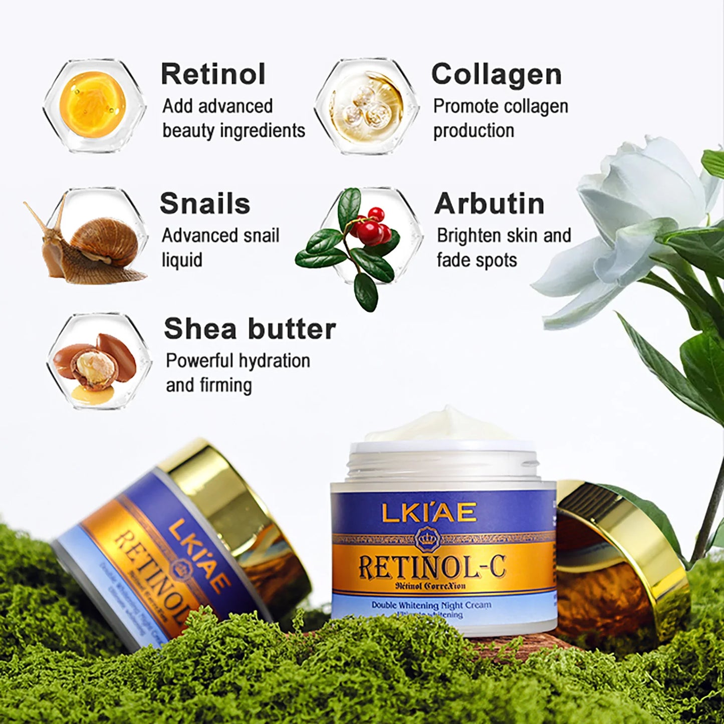 Natural Snail Retinol Day and Night Cream