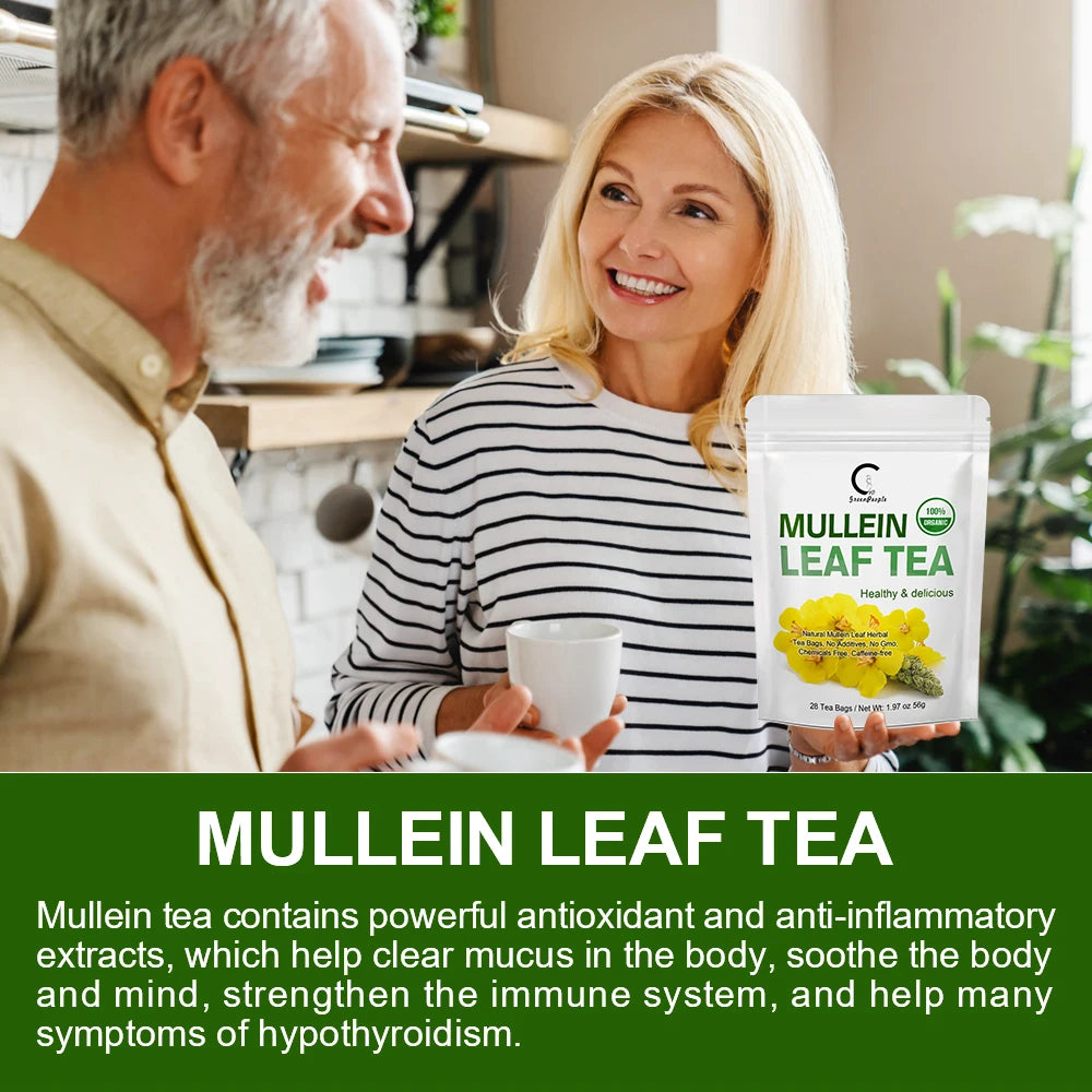 Herbal Mullein Leaf Tea Lung Cleansing