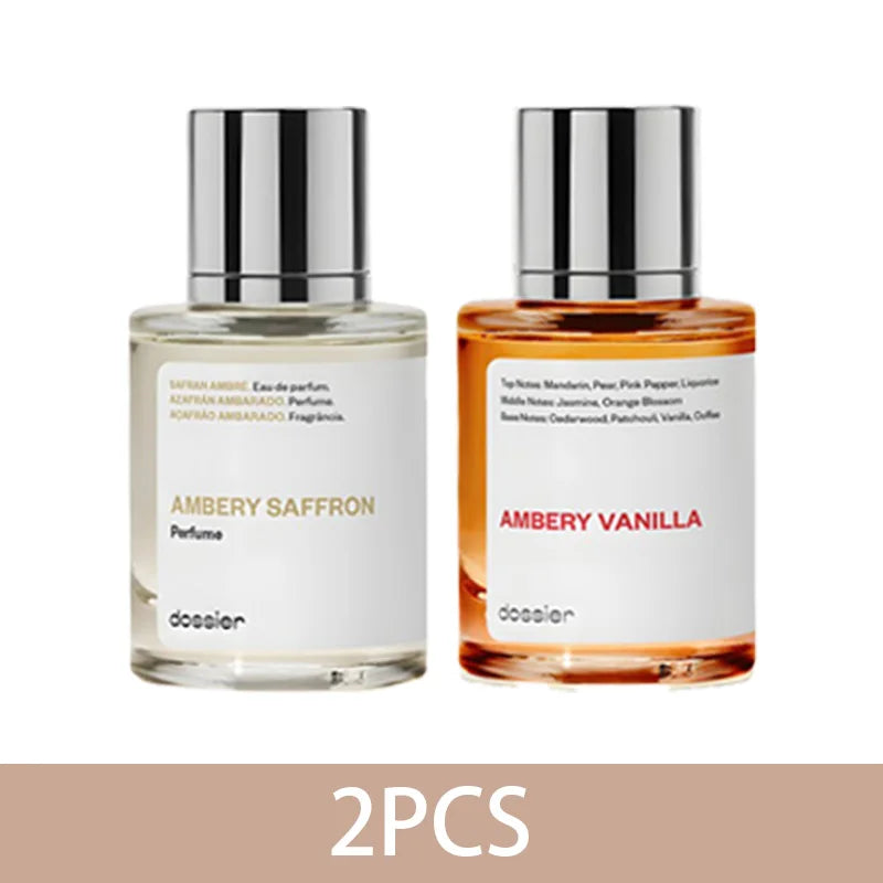 50ML Dossier Ambery Saffron Ambery Vanilla Arabian Pheromone Perfume
