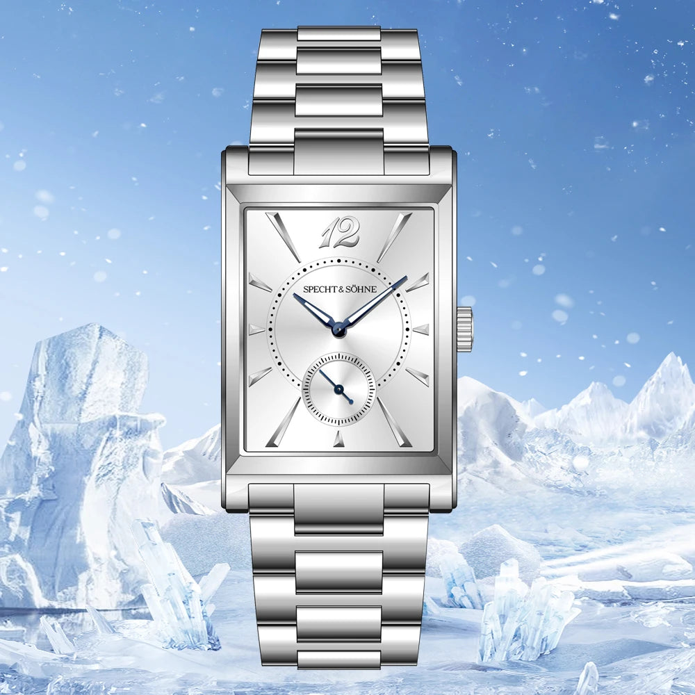 Authentic Waterproof Square Shape Men Wristwatches