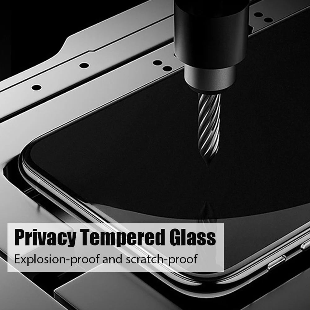 1/3/5 PCS Anti Spy Tempered Glass For iPhone 17 16 15 Pro Max Privacy Screen Protector