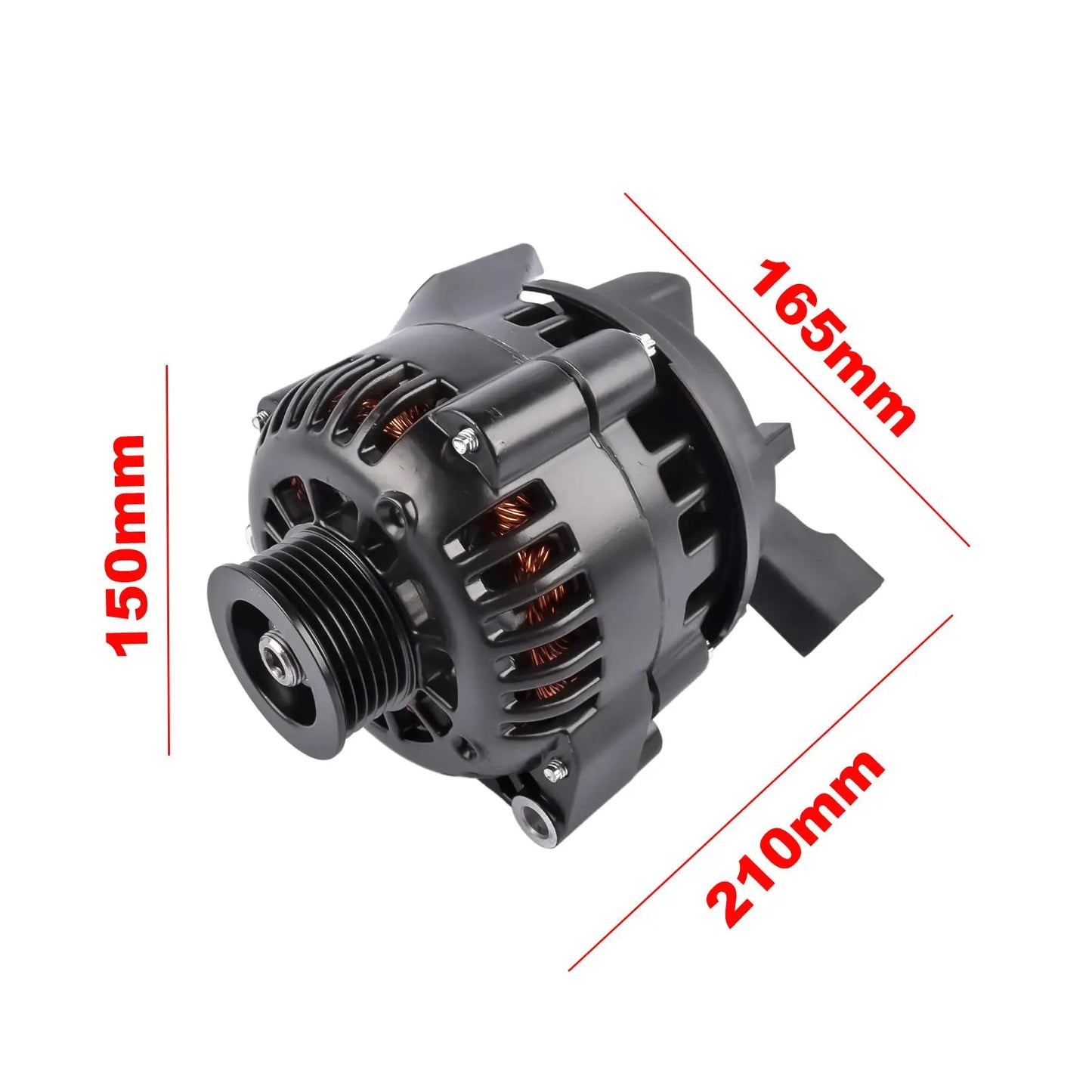 High Output Alternator ES1025BK for Chevrolet Camaro for Pontiac firebird f-body for LS1 5.7L 1998-2002 160Amp 12V
