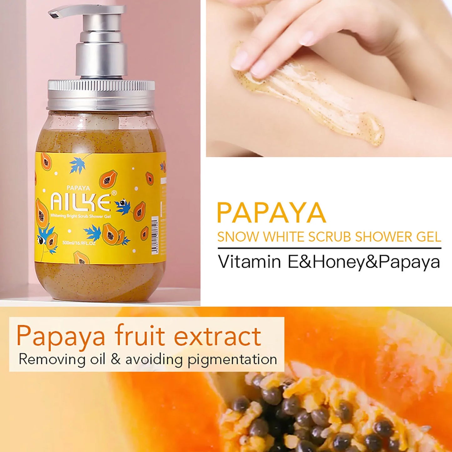 Natural Sakura Body Wash, Deep Clean Skin,