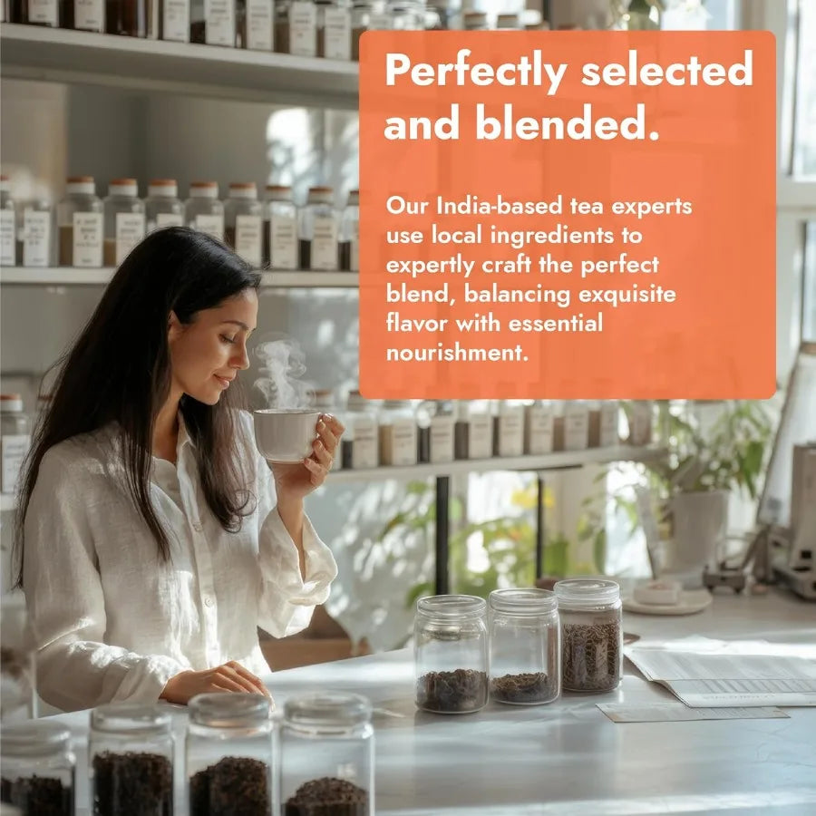 120 Tea Bags Ginger Turmeric Cinnamon Tea Bags