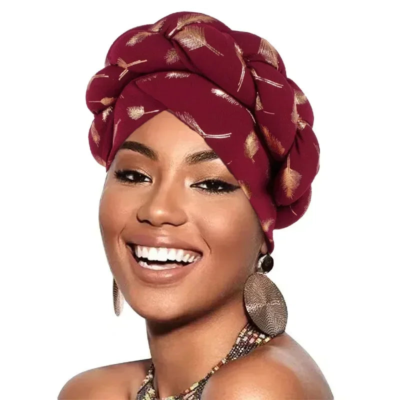Elegant African Head tie Already Made Women's Auto Gele