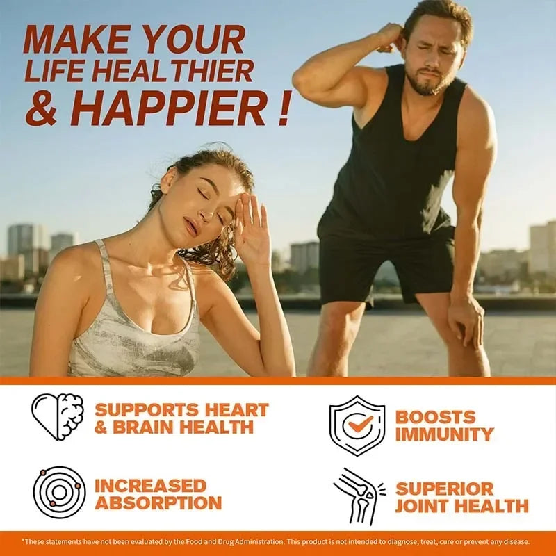 Turmeric Curcumin Capsules - Support Joints, Digestive Health, Enhance The Immune System, Promote Digestion and Absorption Vegan