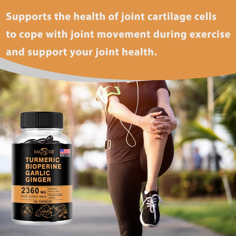 Non-GMO, Organic Turmeric Curcumin Supplement with Black Pepper